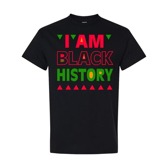 Inktastic I Am Black History T-Shirt
