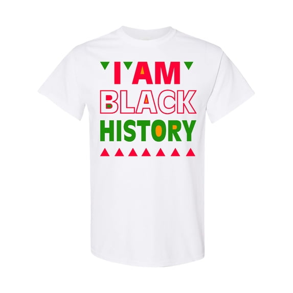 Inktastic I Am Black History T-Shirt