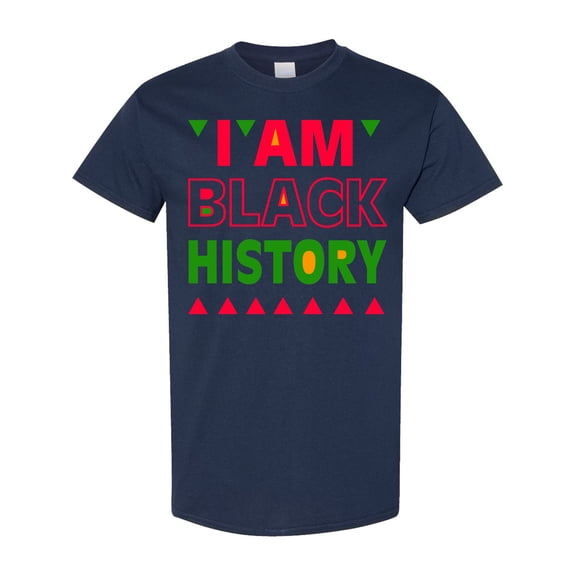 Inktastic I Am Black History T-Shirt