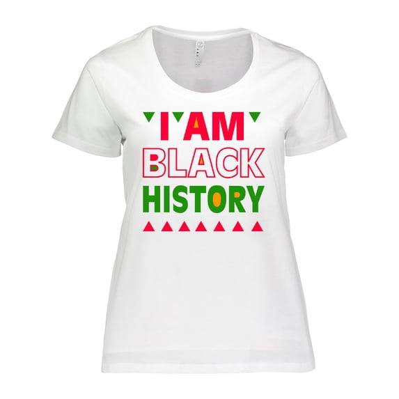 Inktastic I Am Black History Women's Plus Size T-Shirt