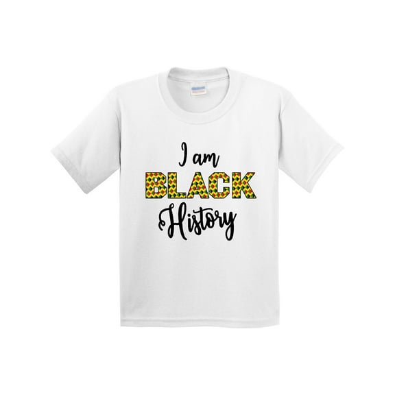 Inktastic I Am Black History Youth T-Shirt