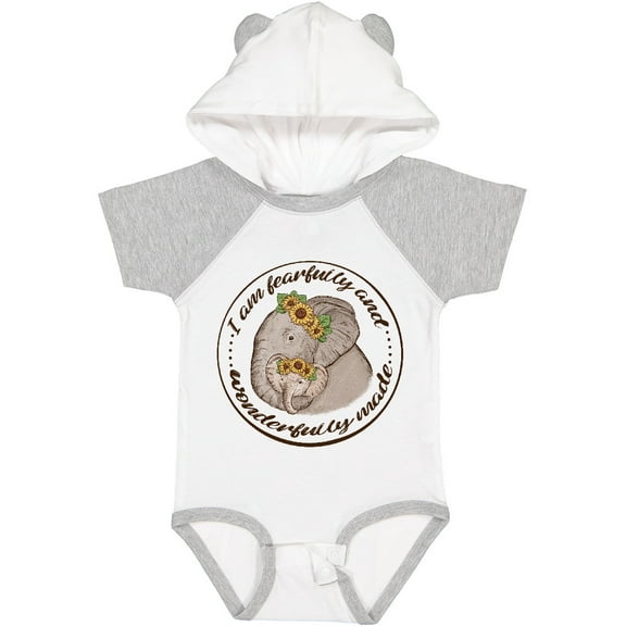 Inktastic I Am Fearfully and Wonderfully Made Boys or Girls Baby Bodysuit