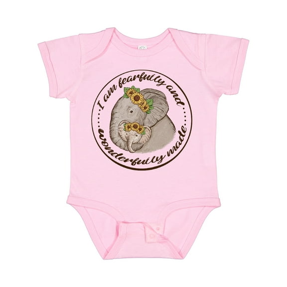 Inktastic I Am Fearfully and Wonderfully Made Boys or Girls Baby Bodysuit