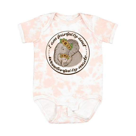 Inktastic I Am Fearfully and Wonderfully Made Boys or Girls Baby Bodysuit