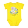 thumbnail image 1 of Inktastic I Am Fearfully and Wonderfully Made Cute Elephants Boys or Girls Baby Bodysuit, 1 of 5