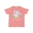 thumbnail image 1 of Inktastic I Am Fearfully and Wonderfully Made Elephants and Flowers Boys or Girls Toddler T-Shirt, 1 of 5