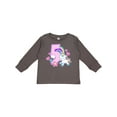 thumbnail image 1 of Inktastic I Am Five Years Old with Unicorn and Hearts Girls Long Sleeve Toddler T-Shirt, 1 of 5