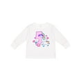 thumbnail image 1 of Inktastic I Am Five Years Old with Unicorn and Hearts Girls Long Sleeve Toddler T-Shirt, 1 of 5