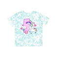 thumbnail image 1 of Inktastic I Am Five Years Old with Unicorn and Hearts Girls Toddler T-Shirt, 1 of 5