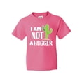thumbnail image 1 of Inktastic I Am Not a Hugger with Cactus Youth T-Shirt, 1 of 5