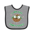 thumbnail image 1 of Inktastic I Am One Smart Cookie Boys or Girls Baby Bib, 1 of 4