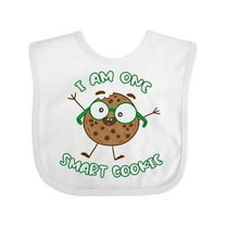 Inktastic I Am One Smart Cookie Boys or Girls Baby Bib