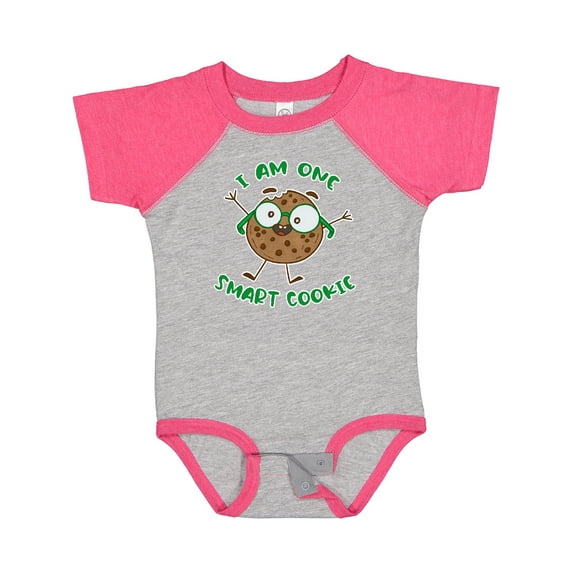 Inktastic I Am One Smart Cookie Boys or Girls Baby Bodysuit