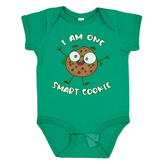 Inktastic I Am One Smart Cookie Boys or Girls Baby Bodysuit