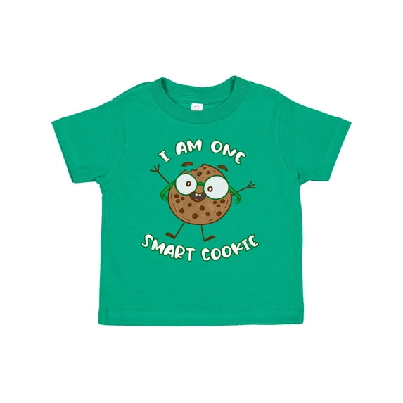 Inktastic I Am One Smart Cookie Boys or Girls Toddler T-Shirt
