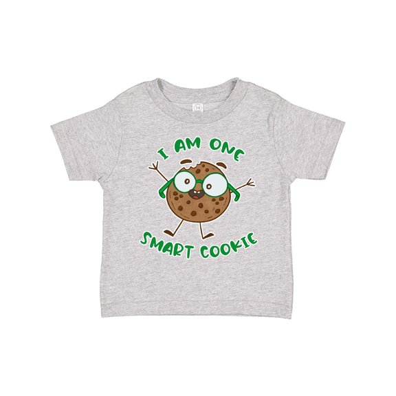 Inktastic I Am One Smart Cookie Boys or Girls Toddler T-Shirt