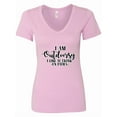 thumbnail image 1 of Inktastic I Am Outdoorsy. I Like to Drink on Patios. Women's V-Neck T-Shirt, 1 of 5