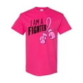 thumbnail image 1 of Inktastic I Am a Fighter Breast Cancer Awareness with Boxing Gloves T-Shirt, 1 of 5
