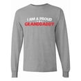thumbnail image 1 of Inktastic I Am a Proud Granddaddy Design with Stars Long Sleeve T-Shirt, 1 of 5
