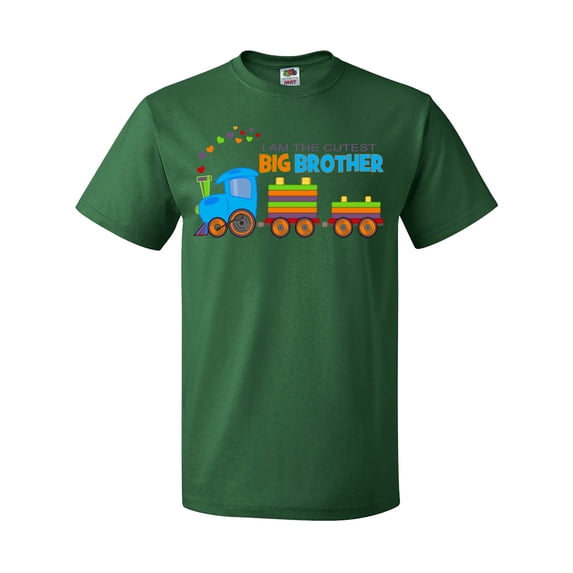 Inktastic I Am the Cutest Big Brother Train T-Shirt