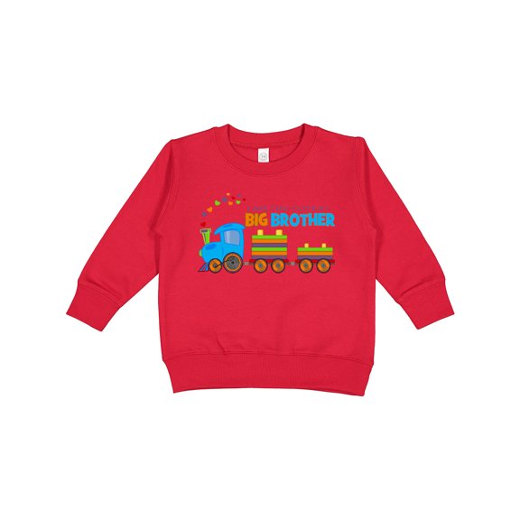 Inktastic I Am the Cutest Big Brother Train Toddler Sweatshirt