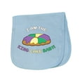 thumbnail image 1 of Inktastic I Am the King Cake Baby Baby Burp Cloth, 1 of 3