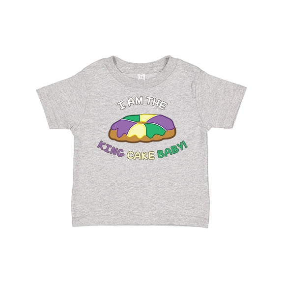 Inktastic I Am the King Cake Baby Boys or Girls Toddler T-Shirt