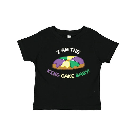 Inktastic I Am the King Cake Baby Boys or Girls Toddler T-Shirt