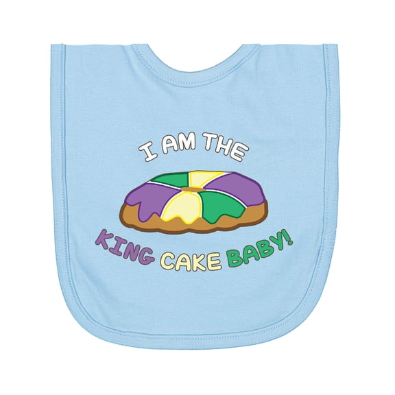 Inktastic I Am the King Cake Baby Newborn Bib