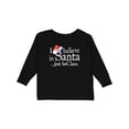 thumbnail image 1 of Inktastic I Believe in Santa 2 Boys or Girls Long Sleeve Toddler T-Shirt, 1 of 5