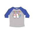 thumbnail image 1 of Inktastic I Believe in You Cute Rainbow Unicorns Boys or Girls Toddler T-Shirt, 1 of 5