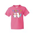 thumbnail image 1 of Inktastic I Believe in You Cute Rainbow Unicorns Youth T-Shirt, 1 of 5