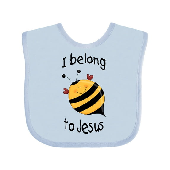 Inktastic I Belong to Jesus Boys or Girls Baby Bib