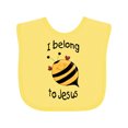 thumbnail image 1 of Inktastic I Belong to Jesus Boys or Girls Baby Bib, 1 of 4