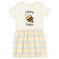 thumbnail image 1 of Inktastic I Belong to Jesus Girls Toddler Dress, 1 of 5