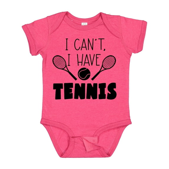 Inktastic I Can't, I Have Tennis Boys or Girls Baby Bodysuit