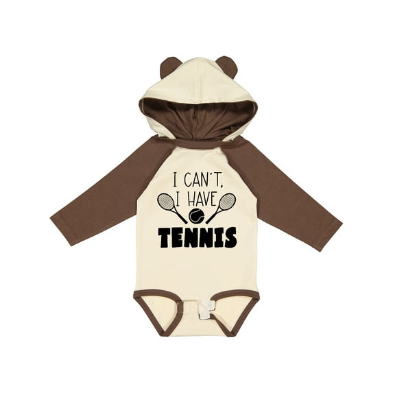Inktastic I Can't, I Have Tennis Boys or Girls Long Sleeve Baby Bodysuit