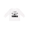 thumbnail image 1 of Inktastic I Can't, I Have Tennis Boys or Girls Long Sleeve Toddler T-Shirt, 1 of 5