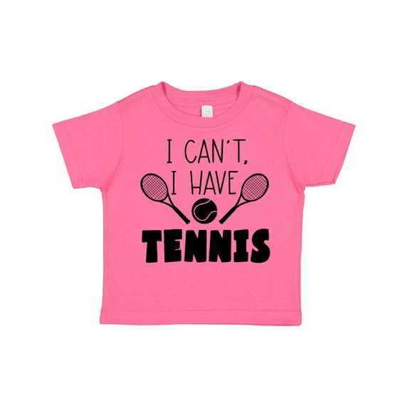 Inktastic I Can't, I Have Tennis Boys or Girls Toddler T-Shirt