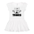 thumbnail image 1 of Inktastic I Can't, I Have Tennis Girls Baby Dress, 1 of 5