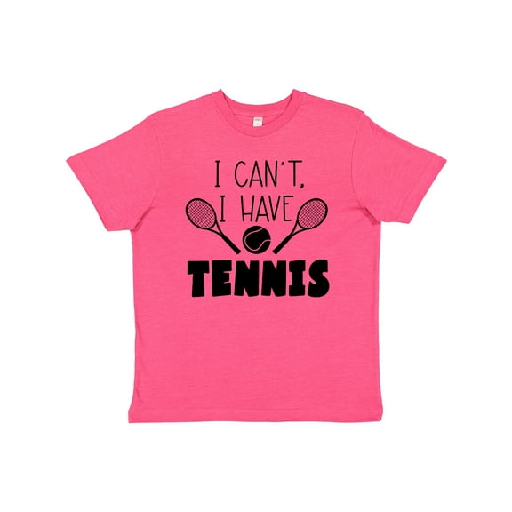 Inktastic I Can't, I Have Tennis Youth T-Shirt