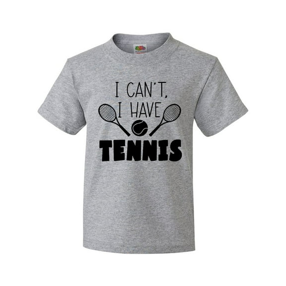 Inktastic I Can't, I Have Tennis Youth T-Shirt