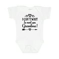 thumbnail image 1 of Inktastic I Can't Wait to Meet You Grandma Baby Announcement Boys or Girls Baby Bodysuit, 1 of 5
