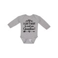 thumbnail image 1 of Inktastic I Can't Wait to Meet You Grandma Baby Announcement Boys or Girls Long Sleeve Baby Bodysuit, 1 of 5