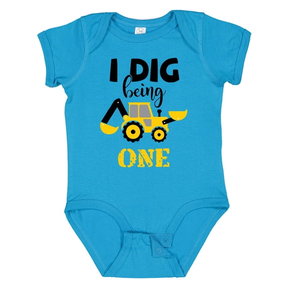 Inktastic I Dig Being One Boys Baby Bodysuit