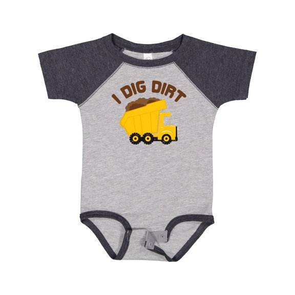 Inktastic I Dig Dirt Boys or Girls Baby Bodysuit