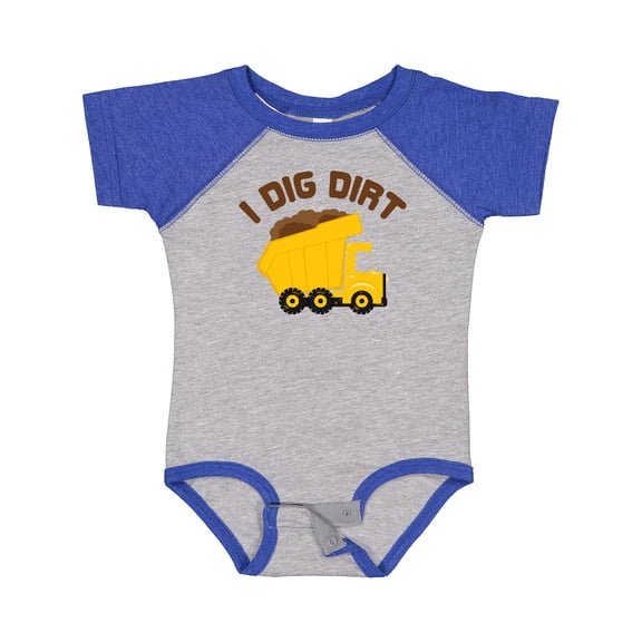 Inktastic I Dig Dirt Boys or Girls Baby Bodysuit