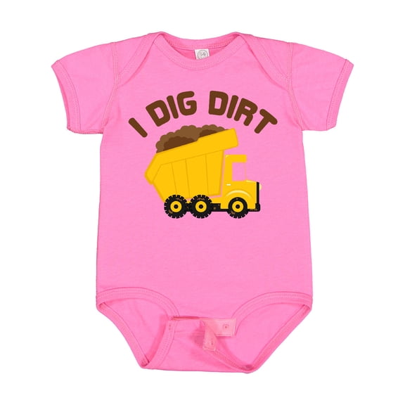 Inktastic I Dig Dirt Boys or Girls Baby Bodysuit