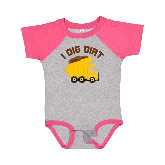 Inktastic I Dig Dirt Boys or Girls Baby Bodysuit