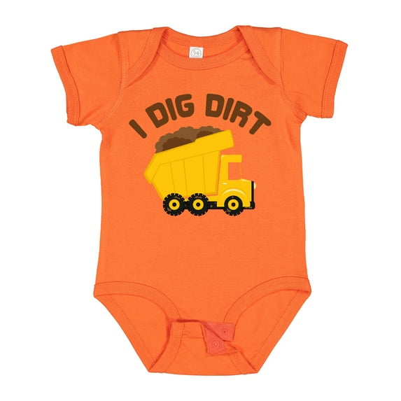 Inktastic I Dig Dirt Boys or Girls Baby Bodysuit
